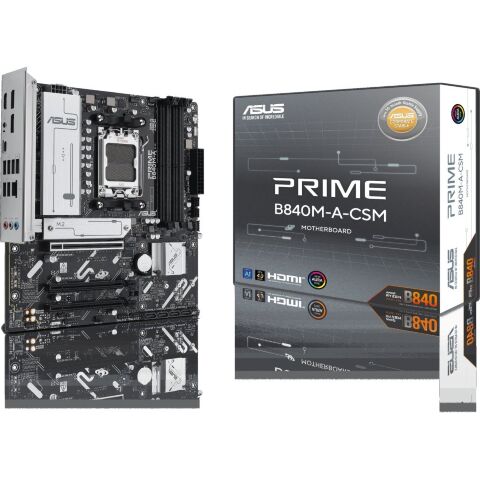 Материнская плата ASUS PRIME B840M-A-CSM - Системные (материнские) платы  - Системные (материнские) платы 