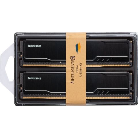 Модуль памяти для компьютера DDR4 16GB (2x8GB) 3200 MHz CL22 1.2V Resistance INTELIGENTES (IR4DHE2/16) - Модули памяти для компьютера  - Модули памяти для компьютера 