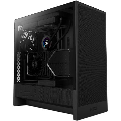 Корпус для ПК NZXT H5 Flow Compact (CC-H52FB-01) - Нулевой остаток (Feed)  - Нулевой остаток (Feed) 