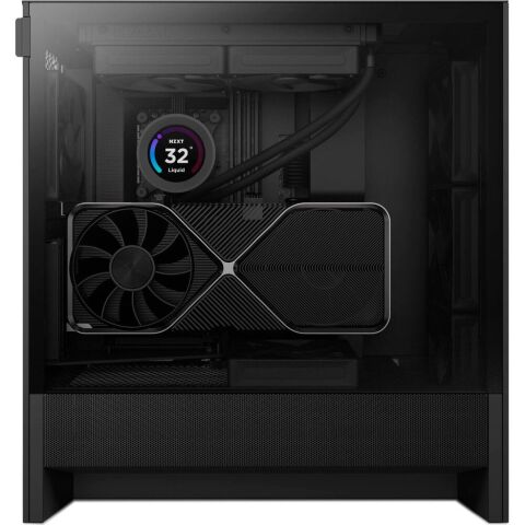 Корпус для ПК NZXT H5 Flow Compact (CC-H52FB-01) - Нулевой остаток (Feed)  - Нулевой остаток (Feed) 