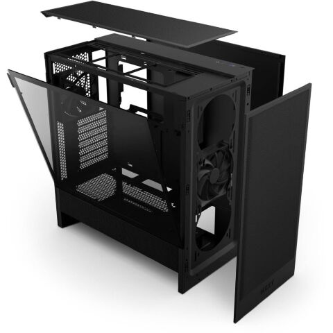 Корпус для ПК NZXT H5 Flow Compact (CC-H52FB-01) - Нулевой остаток (Feed)  - Нулевой остаток (Feed) 