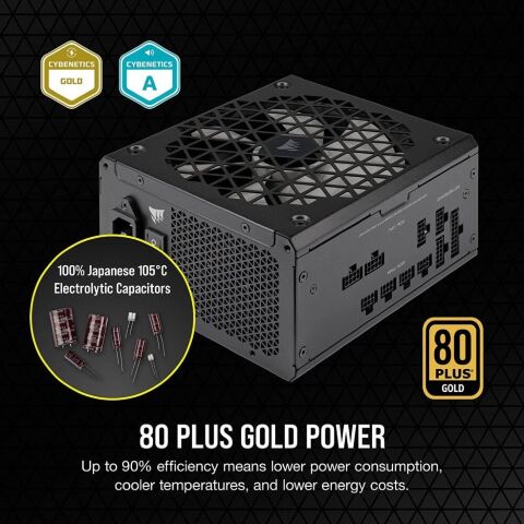 Блок питания Corsair 750W RM750x Shift PCIE5 (CP-9020251-EU) - Блоки питания  - Блоки питания 