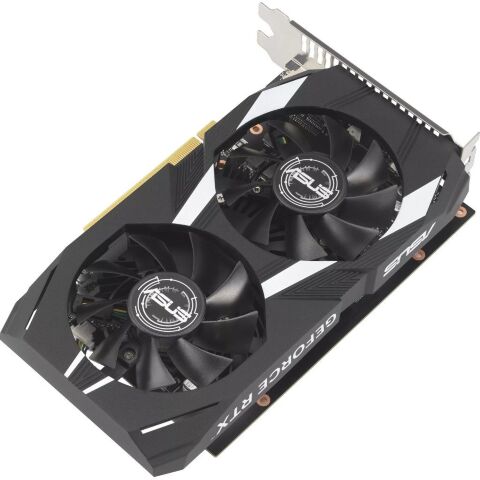 Видеокарта ASUS GeForce RTX3050 6Gb DUAL OC (DUAL-RTX3050-O6G) - Видеокарты  - Видеокарты 