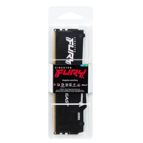 Модуль памяти для компьютера DDR5 16GB 5600 MHz FURY Beast RGB Kingston Fury (ex.HyperX) (KF556C40BBA-16) - Нулевой остаток (Feed)  - Нулевой остаток (Feed) 