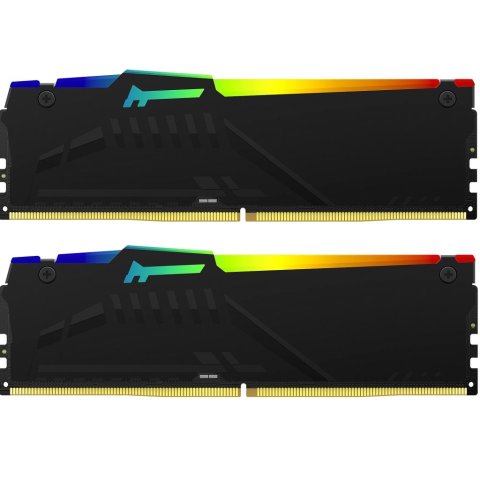 Модуль памяти для компьютера DDR5 32GB (2x16GB) 6000 MHz Beast RGB Kingston Fury (ex.HyperX) (KF560C36BBE2AK2-32) - Нулевой остаток (Feed)  - Нулевой остаток (Feed) 