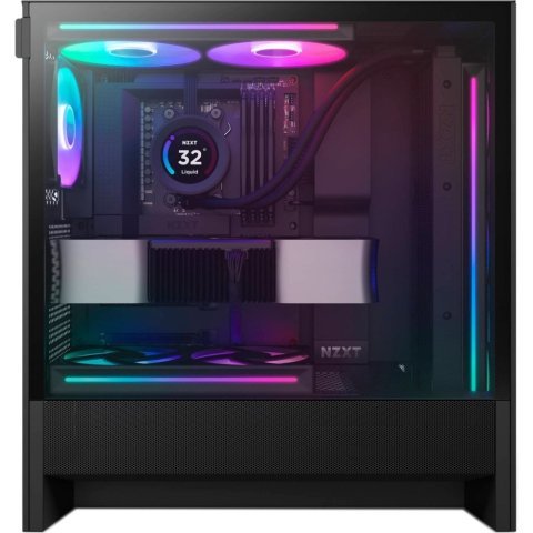 Корпус NZXT H5 Flow RGB Compact (CC-H52FB-R1) - Нулевой остаток (Feed)  - Нулевой остаток (Feed) 