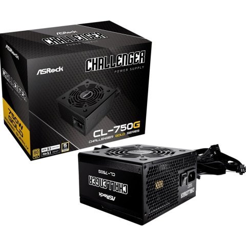 Блок питания ASRock 750W (CL-750G) - Нулевой остаток (Feed) - Нулевой остаток (Feed)