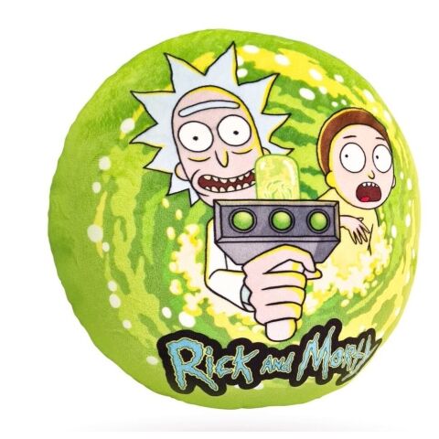М'яка іграшка Подушка WP Merchendise Рік та Морті Rick and Morty Pillow in search of adventure -   -  