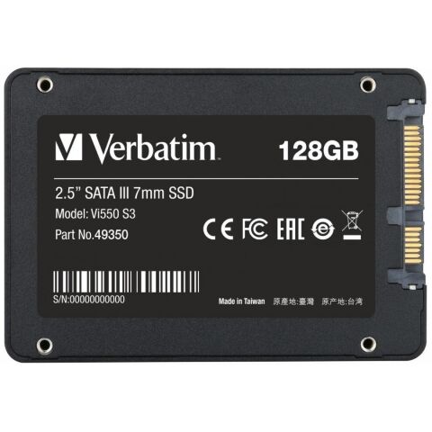 Накопитель SSD 2.5" 128GB Verbatim (49350) - Внутренние SSD  - Внутренние SSD 