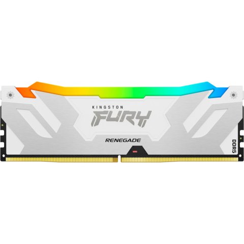 Модуль памяти для компьютера DDR5 16GB 7200 MHz Renegade RGB White XMP Kingston Fury (ex.HyperX) (KF572C38RWA-16) - Нулевой остаток (Feed) - Нулевой остаток (Feed)