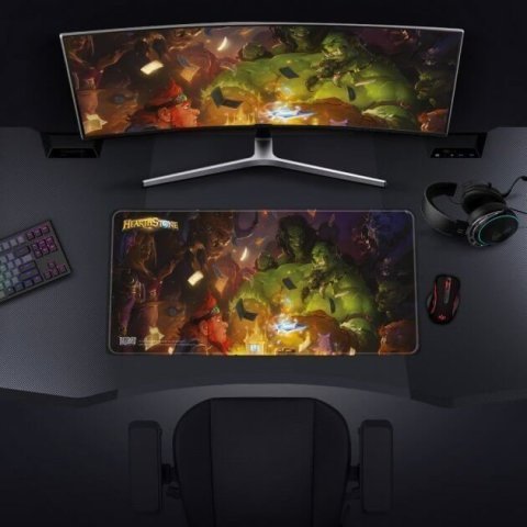 Килимок для миші ігрова поверхня Blizzard Hearthstone Heroes Хартстоун XL 90*42 cм - -