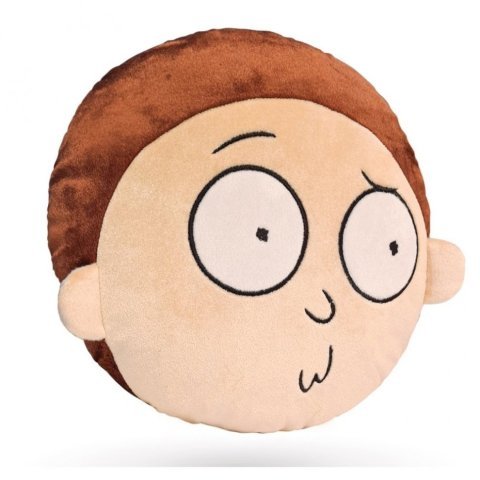 М'яка іграшка Подушка WP Merchendise Рік та Морті Rick And Morty Pillow Morty's face (обличчя Морті) - -