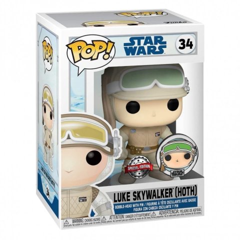 Фигурка Funko Star Wars ATG Luke Skywalker with Pin (Exc) Фанко Звёздные войны 34 -   -  