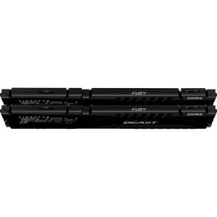 Модуль памяти для компьютера DDR5 16GB (2x8GB) 6000 MHz Beast Black EXPO Kingston Fury (ex.HyperX) (KF560C30BBEK2-16)