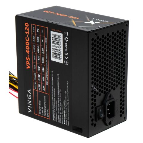 Блок питания Vinga 400W ОЕМ (VPS-400С-120) - Блоки питания  - Блоки питания 