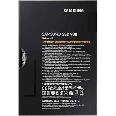 Накопитель SSD M.2 2280 500GB 980 series Samsung (MZ-V8V500BW) - Нулевой остаток (Feed)  - Нулевой остаток (Feed) 