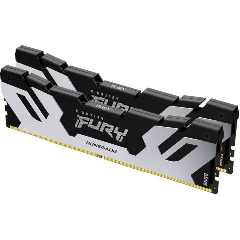 Модуль памяти для компьютера DDR5 96GB (2x48GB) 6400 MHz Renegade Silver XMP Kingston Fury (ex.HyperX) (KF564C32RSK2-96) - Нулевой остаток (Feed) - Нулевой остаток (Feed)