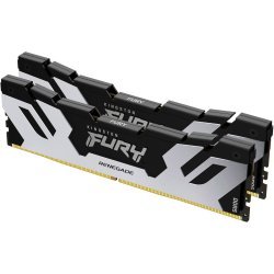 Модуль памяти для компьютера DDR5 48GB (2x24GB) 8000 MHz Renegade Black/Silver Kingston Fury (ex.HyperX) (KF580C38RSK2-48)