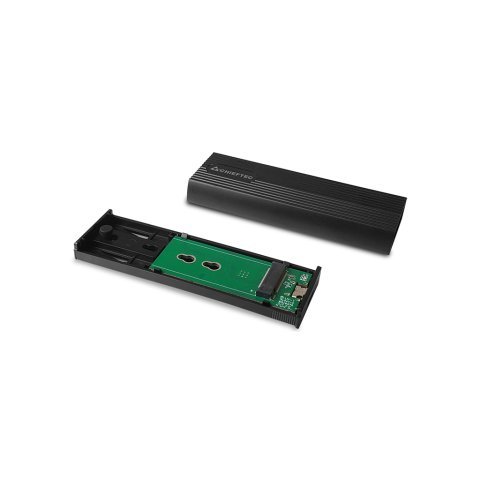 Карман внешний Chieftec USB 3.2 Gen2 Type-C M.2 PCIe NVMe/SATA SSD (CEB-M2C-TL) - Нулевой остаток (Feed) - Нулевой остаток (Feed)