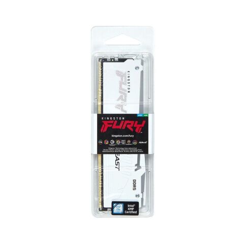 Модуль памяти для компьютера DDR5 16GB 6000 MHz Beast White RGB Kingston Fury (ex.HyperX) (KF560C30BWEA-16) - Нулевой остаток (Feed)  - Нулевой остаток (Feed) 