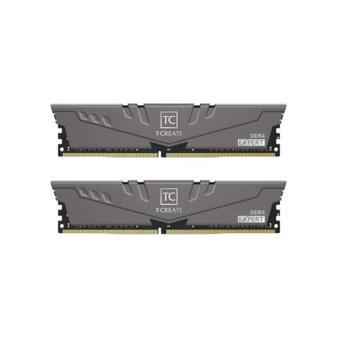 Модуль памяти для компьютера DDR4 16GB (2x8GB) 3200 MHz T-Create Expert Gray Team (TTCED416G3200HC16FDC01) - Нулевой остаток (Feed)  - Нулевой остаток (Feed) 