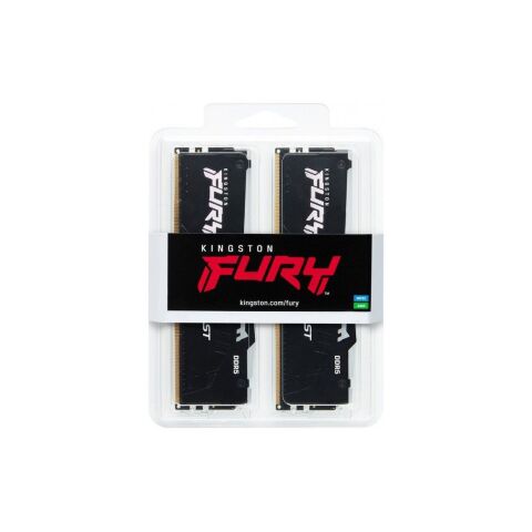 Модуль памяти для компьютера DDR5 32GB (2x16GB) 5200 MHz Beast RGB XMP Kingston Fury (ex.HyperX) (KF552C40BBAK2-32) - Нулевой остаток (Feed)  - Нулевой остаток (Feed) 