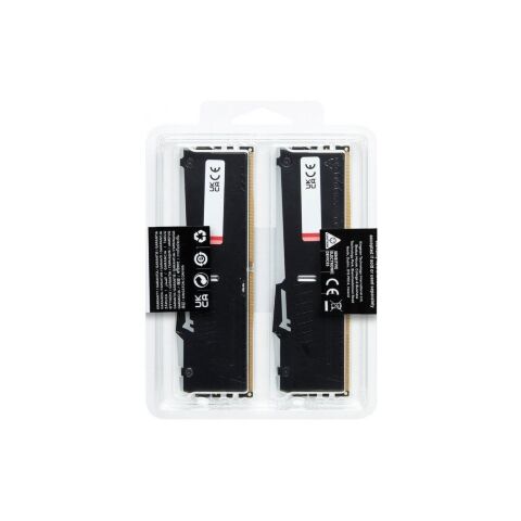 Модуль памяти для компьютера DDR5 32GB (2x16GB) 5200 MHz Beast RGB XMP Kingston Fury (ex.HyperX) (KF552C40BBAK2-32) - Нулевой остаток (Feed)  - Нулевой остаток (Feed) 
