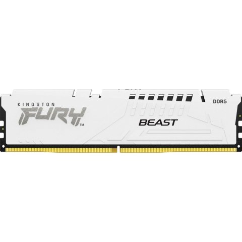 Модуль памяти для компьютера DDR5 32GB 5200 MHz FURY Beast White Kingston Fury (ex.HyperX) (KF552C40BW-32) - Нулевой остаток (Feed) - Нулевой остаток (Feed)