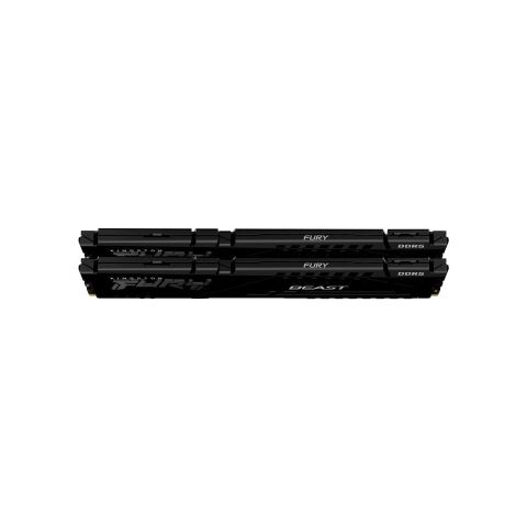 Модуль памяти для компьютера DDR5 128GB (2x64GB) 5600 MHz Beast Black Kingston Fury (ex.HyperX) (KF556C40BBK2-128) - Нулевой остаток (Feed) - Нулевой остаток (Feed)