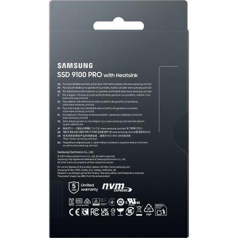 Накопитель SSD M.2 2280 2TB 9100 PRO Heatsink Samsung (MZ-VAP2T0CW) - Нулевой остаток (Feed) - Нулевой остаток (Feed)