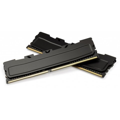 Модуль памяти для компьютера DDR4 16GB (2x8GB) 3200 MHz Kudos Black eXceleram (EKBLACK4163216AD) - Нулевой остаток (Feed)  - Нулевой остаток (Feed) 