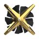 Кулер для корпуса Alseye X12 (Golden WK Push) (AS.04.03.0024) - Вентиляторы к корпусам  - Вентиляторы к корпусам 