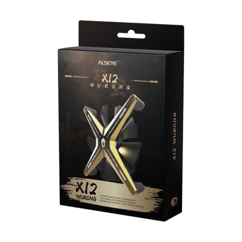 Кулер для корпуса Alseye X12 (Black WK Push) (AS.04.03.0032) - Вентиляторы к корпусам  - Вентиляторы к корпусам 