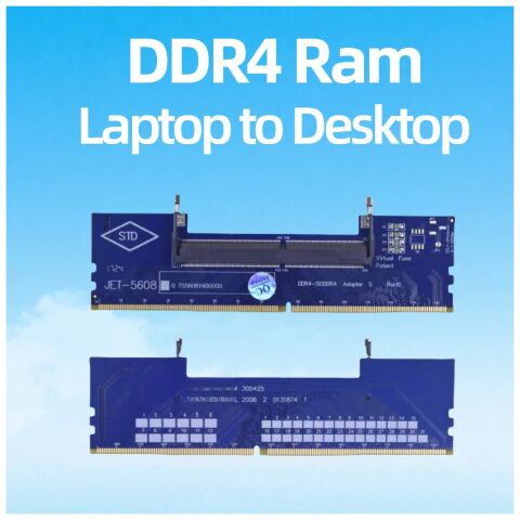 Конвертор Dynamode DDR4 Laptop SO-DIMM to Desktop DIMM RAM Memory (DM-DDR4-DIMM-Converter) - Нулевой остаток (Feed)  - Нулевой остаток (Feed) 