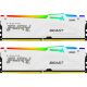 Модуль памяти для компьютера DDR5 32GB (2x16GB) 5600 MHz FURY Beast White RGB Kingston Fury (ex.HyperX) (KF556C36BWEAK2-32) - Модули памяти для компьютера  - Модули памяти для компьютера 