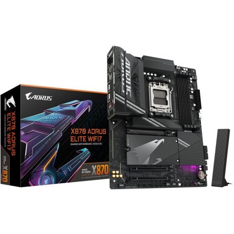Материнская плата GIGABYTE X870 AORUS ELITE WIFI7 (X870 A ELITE WIFI7) - Нулевой остаток (Feed)  - Нулевой остаток (Feed) 