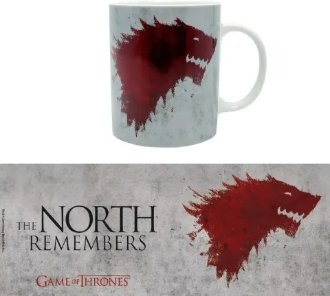 Чашка ABYstyle Game of Thrones The North Remembers Гра Престолів Старк Північ пам`ятає 320 мл -   -  