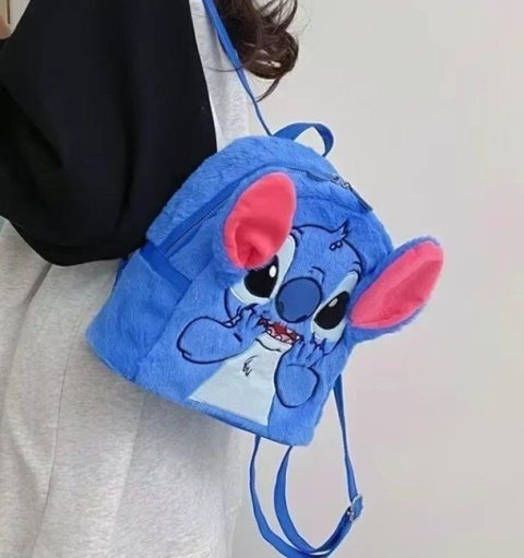 Рюкзак сумка Стич плюш Stitch Plush Backpack 25 * 22 см - -