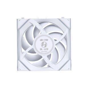 Кулер для корпуса Lian Li Uni Fan SL WIRELESS LCD Reverse, 120-1 (G99.12RSLLCD1W1W.00)