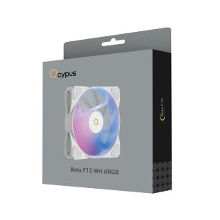 Кулер для корпуса OCYPUS BETA F12 WH ARGB (BETA-F12-WH1AM00X-GL)