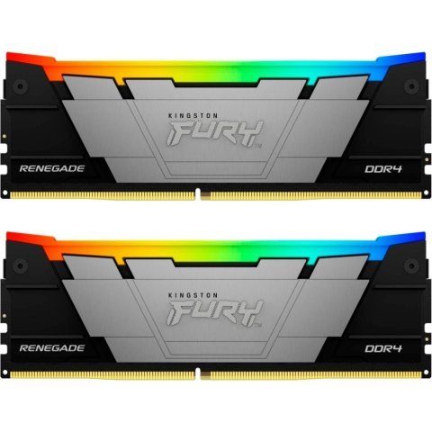 Модуль памяти для компьютера DDR4 16GB (2x8GB) 4600 MHz Renegade RGB Kingston Fury (ex.HyperX) (KF446C19RB2AK2/16) - Нулевой остаток (Feed) - Нулевой остаток (Feed)
