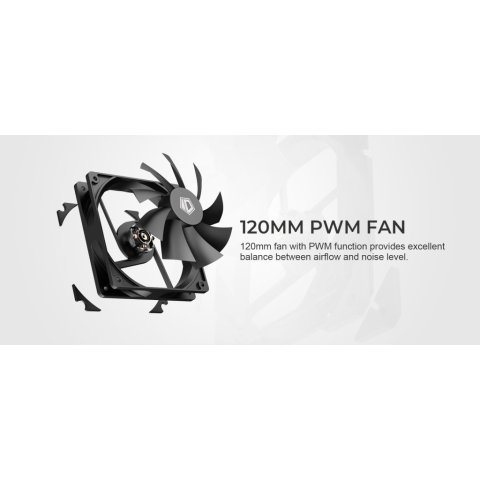 Кулер для процессора ID-Cooling SE-214-XT Black - Нулевой остаток (Feed)  - Нулевой остаток (Feed) 