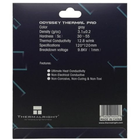 Термопрокладка Thermalright ODYSSEY 120x120x1.5 - Акссесуары к системам охлаждения  - Акссесуары к системам охлаждения 