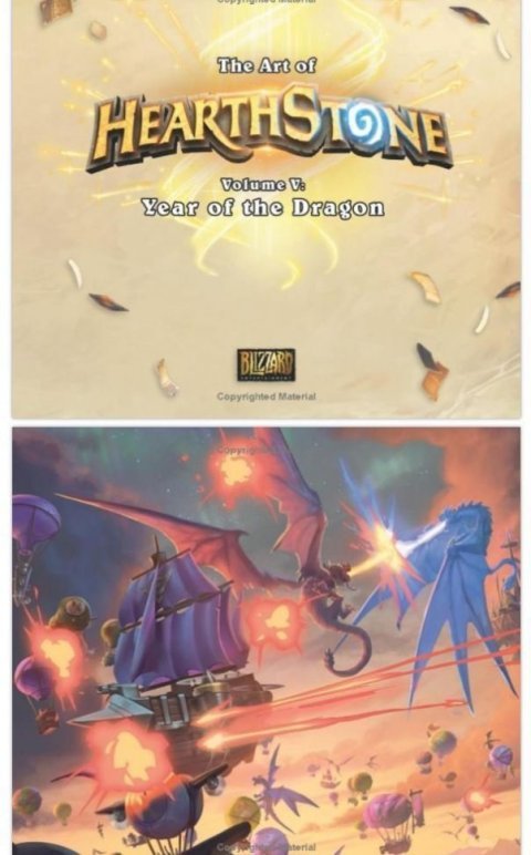 Артбук книга Art of Hearthstone: Year of the Dragon Volume 5 (Твёрдый переплёт) (Eng) том 5 -   -  