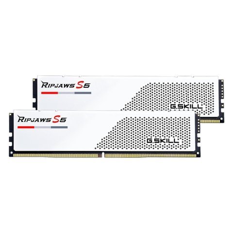 Модуль памяти для компьютера DDR5 32GB (2x16GB) 5200 MHz Ripjaws S5 White G.Skill (F5-5200J3636C16GX2-RS5W) - Нулевой остаток (Feed)  - Нулевой остаток (Feed) 