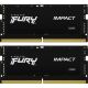Модуль памяти для ноутбука SoDIMM DDR5 32GB (2x16GB) 4800 MHz Kingston Fury (ex.HyperX) (KF548S38IBK2-32) - Нулевой остаток (Feed)  - Нулевой остаток (Feed) 