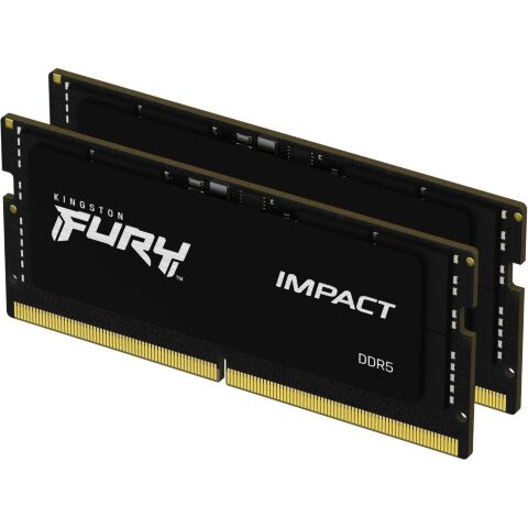 Модуль памяти для ноутбука SoDIMM DDR5 32GB (2x16GB) 4800 MHz Kingston Fury (ex.HyperX) (KF548S38IBK2-32) - Нулевой остаток (Feed)  - Нулевой остаток (Feed) 