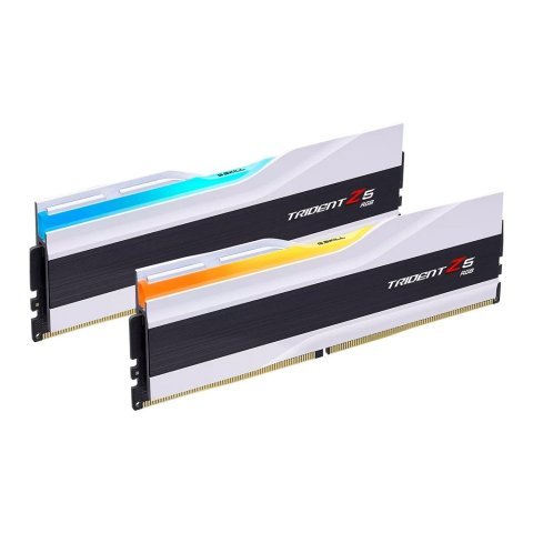 Модуль памяти для компьютера DDR5 32GB (2x16GB) 7200 MHz Trident Z5 RGB Matte White G.Skill (F5-7200J3445G16GX2-TZ5RW) - Нулевой остаток (Feed) - Нулевой остаток (Feed)