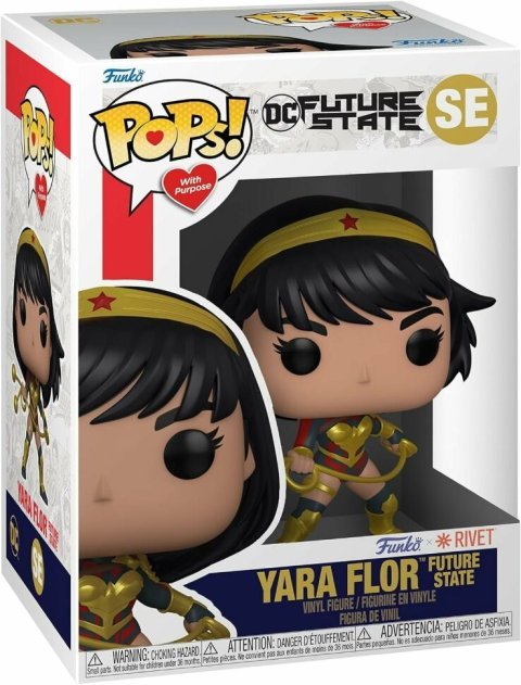 Фігурка Funko DC Heroes Pops with Purpose Rivet Yara Flor фанко SE -   -  