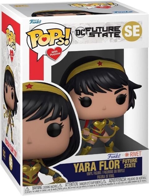 Фігурка Funko DC Heroes Pops with Purpose Rivet Yara Flor фанко SE -   -  